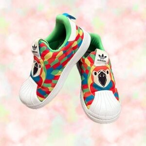 Adidas superstar 360 Kids Slip On Sneakers - toddler sz 9.5 casual shoes